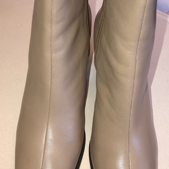baldwint taupe leather boots - Picture 2 of 6